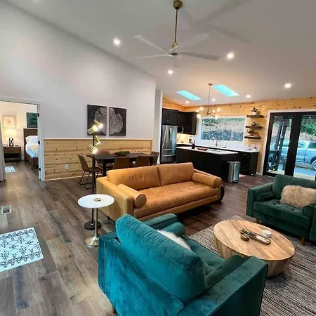 Villa Modern Mountain Getaway With Hot Tub, Fire Pit Sautee Nacoochee Exterior foto