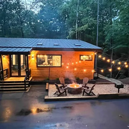Villa Modern Mountain Getaway With Hot Tub, Fire Pit Sautee Nacoochee Exterior foto